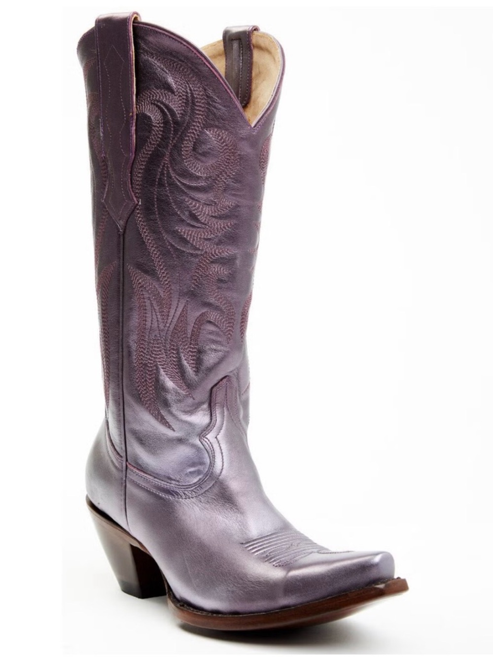 Idyllwind Purple Leather Western Knee Boot